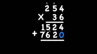 La multiplication à deux ou trois chiffres